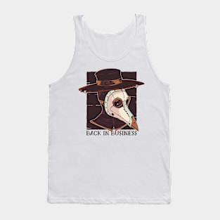 Back In Business Plague Doctor Tank Top